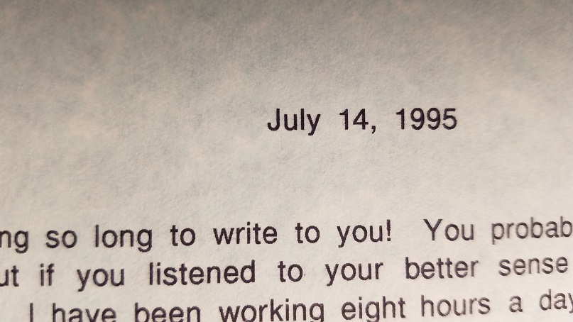 1995-07 danielle's letter